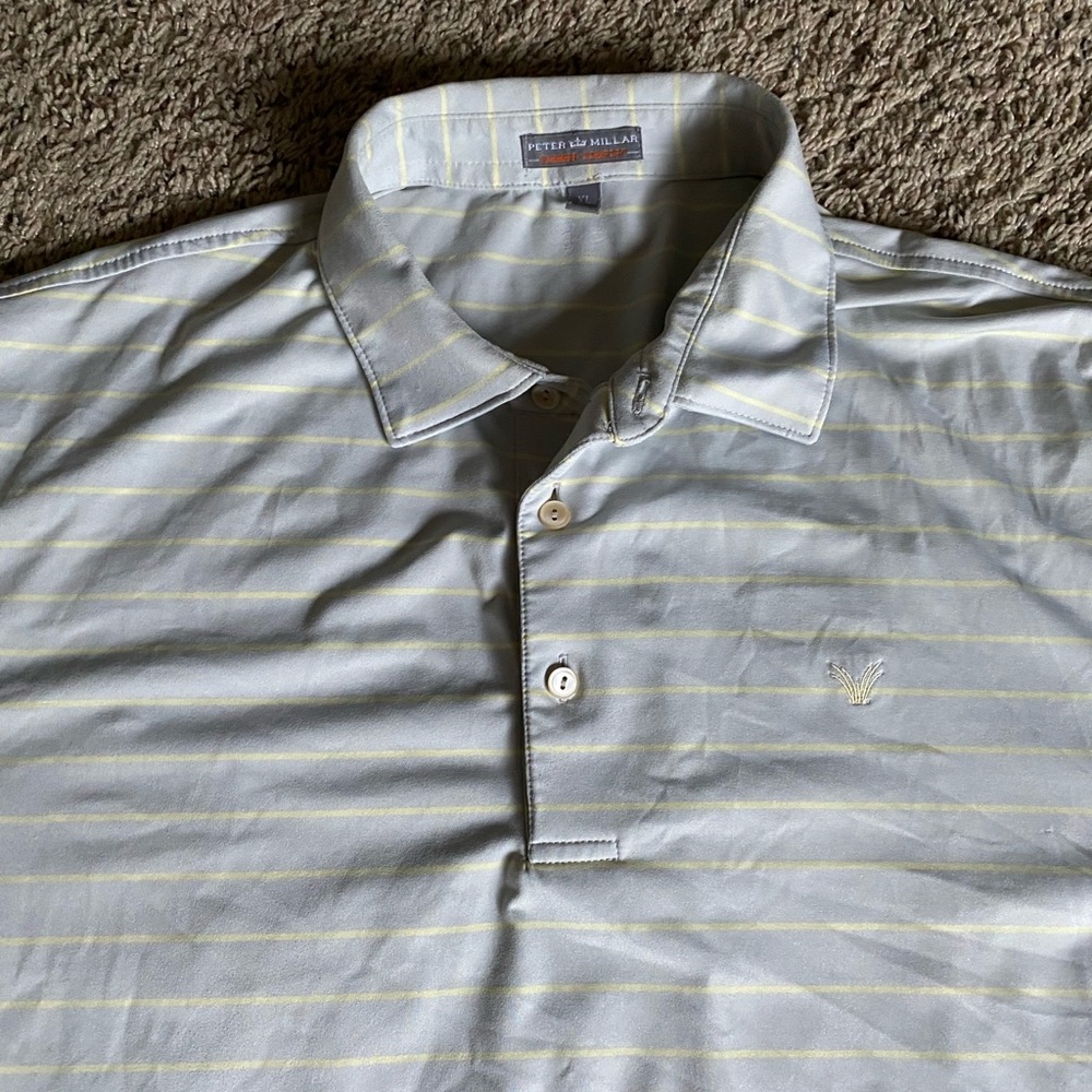 Peter Millar Golf Polo Shirt Windsong Farms Golf Club Minnesota XL Summer
